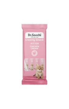 Dr. Sacchi Creamy Snack Tavuklu Krema Yavru Kedi Ödülü 4 Adet Dr. Sacchi Creamy Snack Tavuklu Krema Yavru Kedi Ödülü 4 Adet