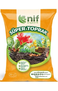 Nif Süper Toprak Çiçek Bitki Fide Toprağı 20 L