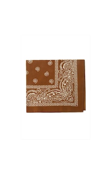 Zero Land Çini - 95 - Desenli Bandana - Glblseme - 50x50 Kahverengi Zero Land Çini - 95 - Desenli Bandana - Glblseme - 50x50 Kahverengi