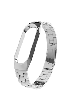 Xiaomi Mi Band 3 Uyumlu Krd-05 Metal Omsy Kordon-gümüş Xiaomi Mi Band 3 Uyumlu Krd-05 Metal Omsy Kordon-gümüş