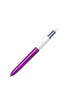 Bic Tükenmez Kalem 4 Colours Fun Gövde Lila Bic Tükenmez Kalem 4 Colours Fun Gövde Lila