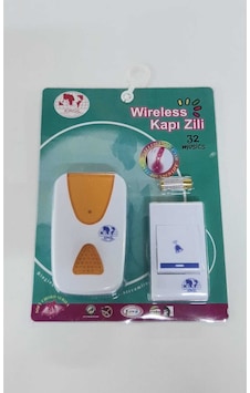 Dijital Kablosuz 36 Melodili Kapı Zili Pilli Dış Mekan