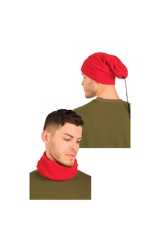 Elif İç Giyim Unisex Polar Boyunluk 2'li Set Kırmızı Elif İç Giyim Unisex Polar Boyunluk 2'li Set Kırmızı