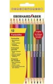 Eberhard Faber Çift Taraflı Kuru Boya Kalemi 3 Mm 12Li 514811 Eberhard Faber Çift Taraflı Kuru Boya Kalemi 3 Mm 12Li 514811