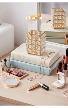 Cristella Kare Lüks Masaüstü Kalemlik, Makyaj Fırçalığı, Organizer, Düzenleyici, Mum Tutucu 12 Cm Rose Gold Cristella Kare Lüks Masaüstü Kalemlik, Makyaj Fırçalığı, Organizer, Düzenleyici, Mum Tutucu 12 Cm Rose Gold