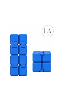 Hareketli Rahatlatıcı Küpü Infinity Cube Katlanabilir Anti Rahatlatıcı Oyuncak 3d Baskı Sonsuz Küp Mavi Diğer
