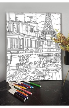 Paris 3 40x30cm Çocuklar Için Özel Boyanabilir Tablo Tuval Mandala Kalem Hediyesi Yoktur. Paris 3 40x30cm Çocuklar Için Özel Boyanabilir Tablo Tuval Mandala Kalem Hediyesi Yoktur.