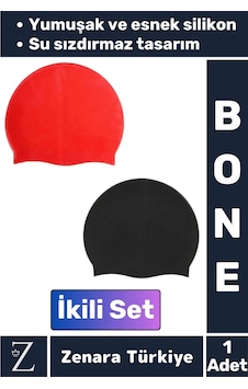Premium Su Geçirmez Elastik Yumuşak Yüzücü Havuz Deniz Yüzme Şapkası Esnek Silikon Bone 2'li Set Çok Renkli Premium Su Geçirmez Elastik Yumuşak Yüzücü Havuz Deniz Yüzme Şapkası Esnek Silikon Bone 2'li Set Çok Renkli