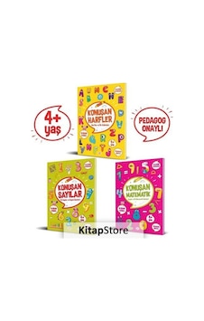 Konuşan Etkinlikler Serisi 4+ Yaş - 3 Kitap Takım- Dokuz Yayınları Konuşan Etkinlikler Serisi 4+ Yaş - 3 Kitap Takım- Dokuz Yayınları