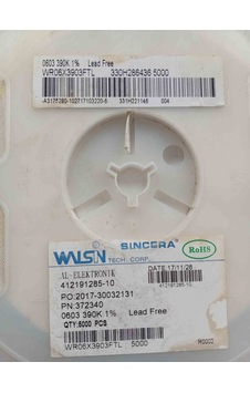 Wr06x3903ftl 603 390k Sincera 1000 Adet Wr06x3903ftl 603 390k Sincera 1000 Adet