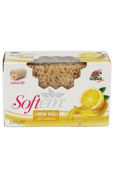 Softem Limon Yağlı Lifli Sabun 130g Softem Limon Yağlı Lifli Sabun 130g