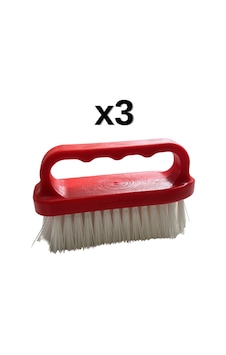 3'lü Türkay 13.5x7x4 Cm Polietilen Kesme Tahtası Kesim Levhası Temizleme Fırçası Kırmızı 1862 3'lü Türkay 13.5x7x4 Cm Polietilen Kesme Tahtası Kesim Levhası Temizleme Fırçası Kırmızı 1862