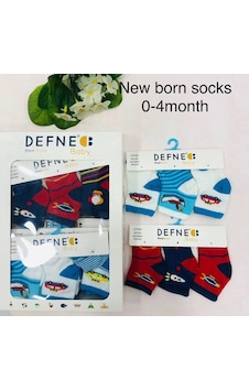 Defne Baby 6 Çift Pamuklu New Born Yenidoğan Erkek Bebek Çorap-739 ÇoK Renkli Defne Baby 6 Çift Pamuklu New Born Yenidoğan Erkek Bebek Çorap-739 ÇoK Renkli