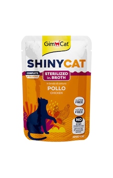 Gimcat Shinycat Tavuklu Taurinli Kısırlaştırılmış Yetişkin Kedi Maması 70 G Gimcat Shinycat Tavuklu Taurinli Kısırlaştırılmış Yetişkin Kedi Maması 70 G