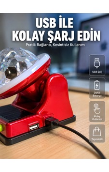 Mey İthalat Güneş Enerjili Led Disco Lamba Şarjlı Rgb Parti Ve Dekoratif Aydınlatma Lambası Diğer Mey İthalat Güneş Enerjili Led Disco Lamba Şarjlı Rgb Parti Ve Dekoratif Aydınlatma Lambası Diğer