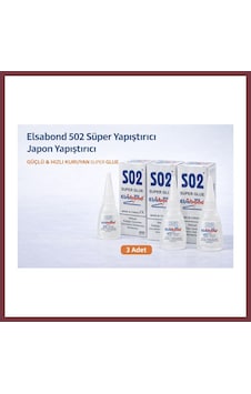Storeşahin Elsabond 502 Süper Yapıştırıcı Japon Yapıştırıcı 20g Güçlü Hızlı Kuruyan Super Glue 3 Adet Shn0720 Storeşahin Elsabond 502 Süper Yapıştırıcı Japon Yapıştırıcı 20g Güçlü Hızlı Kuruyan Super Glue 3 Adet Shn0720