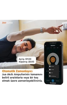 Juo Lumex Akıllı Ampul 11w Led Rgb Wifi & Bluetooth .