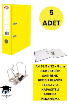 Ofis Büro Klasörü Çift Halka Avrupa Metal Mekanizma Çeşitli Renk Ve Adetlerde Dar Ve Geniş Klasör Sarı Ofis Büro Klasörü Çift Halka Avrupa Metal Mekanizma Çeşitli Renk Ve Adetlerde Dar Ve Geniş Klasör Sarı