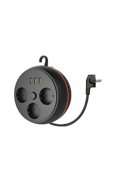3 Adet Soket,3 Adet Usb Ve 1 Adet Girişli Termal Akım Korumalı Makaralı Priz 3395 Bx40 0 3 Adet Soket,3 Adet Usb Ve 1 Adet Girişli Termal Akım Korumalı Makaralı Priz 3395 Bx40 0