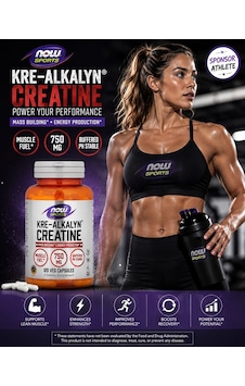 Now Foods Sports Kre-alkalyn Creatine Monohydrate Energy Production 120 Veg Caps Now Foods Sports Kre-alkalyn Creatine Monohydrate Energy Production 120 Veg Caps