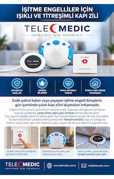 İşitme Engelli Bireyler İçin Işıklı Ve Titreşimli Kapı Zili Uyarı Sistemi