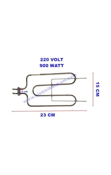 Ender Izgara Rezistansı 900w 220v Flanşlı 6,5 Cr-ni Ender Izgara Rezistansı 900w 220v Flanşlı 6,5 Cr-ni