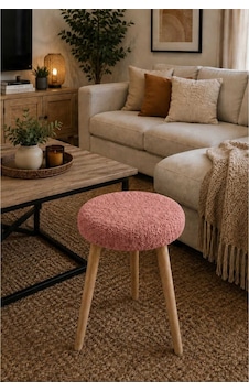 Solo Teddy Kumaş Kaplı Tabure Puf Makyaj Masası Mutfak Balkon Salon Ahşap Ayaklı Tabure Gülkurusu Gülkurusu Solo Teddy Kumaş Kaplı Tabure Puf Makyaj Masası Mutfak Balkon Salon Ahşap Ayaklı Tabure Gülkurusu Gülkurusu