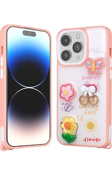 Apple Uyumlu iPhone 14 Pro Max Kılıf Parlayan Sıvılı Simli Kabartma Figürlü Zore Cevze Kapak-pembe Pembe Apple Uyumlu iPhone 14 Pro Max Kılıf Parlayan Sıvılı Simli Kabartma Figürlü Zore Cevze Kapak-pembe Pembe