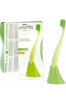 Promis Biplastic Yeşil Single Diş Fırçası 6750 - Soft - Tutucu Hediyeli Promis Biplastic Yeşil Single Diş Fırçası 6750 - Soft - Tutucu Hediyeli