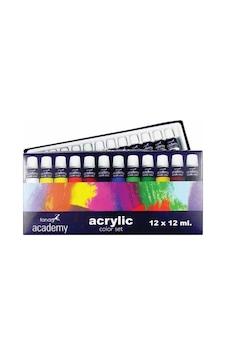 Fanart Akrilik Boya Seti Academy 12Ml X 12 Adet Fanart Akrilik Boya Seti Academy 12Ml X 12 Adet