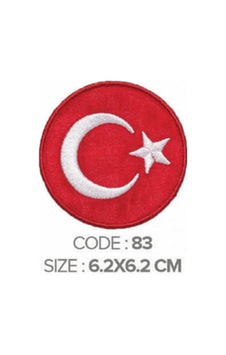 Ütü İle Yapışan Arma Patch Türk Bayrağı Yuvarlak Çap:6.2 Cm 1 Adet - 691586489 Ütü İle Yapışan Arma Patch Türk Bayrağı Yuvarlak Çap:6.2 Cm 1 Adet - 691586489