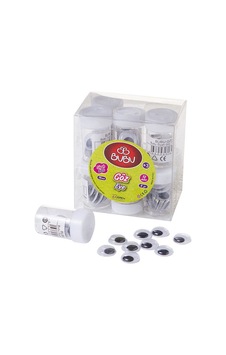 Bu-Bu 18Mm Büyük Siyah Göz Bubu-Gz0005 Bu-Bu 18Mm Büyük Siyah Göz Bubu-Gz0005