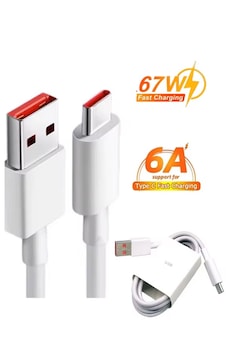 Xiaomi Mi Uyumlu Turbo Hızlı Şarj Kablosu 67w 6a Redmi Note 11 Pro 5g Note 12 T Pro Note 13 Pro 5g Turbo - Xiaomi Mi Uyumlu Turbo Hızlı Şarj Kablosu 67w 6a Redmi Note 11 Pro 5g Note 12 T Pro Note 13 Pro 5g Turbo -