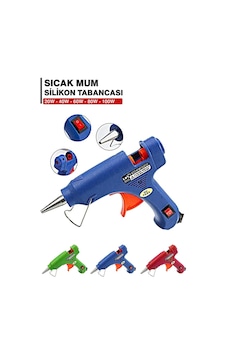 40 Watt Sıcak Silikon Tabancası Çekme Eritme Tabanca Şeffaf Mum Yapıştırıcı - 684190013