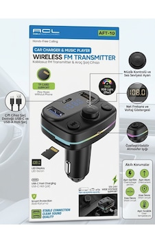 Fm Transmitter Ve Çift Çıkışlı Araç Şarj Kiti - Lisinya Fm Transmitter Ve Çift Çıkışlı Araç Şarj Kiti - Lisinya