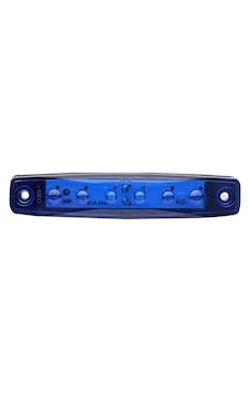 Dekoratif Parmak Lamba Universal IP65 Su Geçirmez 6 Led 12-24V Mavi TH-613 Dekoratif Parmak Lamba Universal IP65 Su Geçirmez 6 Led 12-24V Mavi TH-613