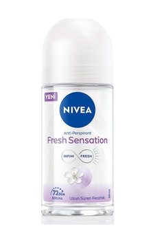 Nıvea Fresh Sensation Kadın Roll On Deodorant, 72 Saat Anti-perspirant Koruma, 50ml 5'li Avantaj Pa