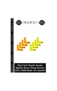 Özel Seri Sayfa Ayracı Eğitim Aracı Kitap Gereci Scx-1400 Köşe Yer İşareti
