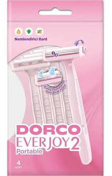 Dorco Everjoy 2 Bıçaklı Portatable 4'lü Paket