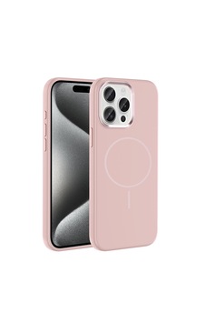 Apple Uyumlu iPhone 15 Pro Max Kılıf M-safe Şarj Özellikli Metal Kamera Çerçeveli Zore Edi Silikon Kapak Rosegold Apple Uyumlu iPhone 15 Pro Max Kılıf M-safe Şarj Özellikli Metal Kamera Çerçeveli Zore Edi Silikon Kapak Rosegold