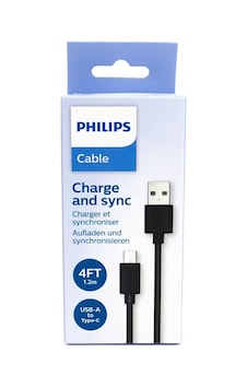 Philips Dlc3541a 45w Usb To Type-c Şarj Kablosu 1.2m Philips Dlc3541a 45w Usb To Type-c Şarj Kablosu 1.2m