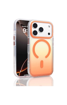 Apple Uyumlu iPhone 17 Pro Kılıf M-safe Şarj Özellikli Transparan Renk Geçişli Zore Toros Kapak Çok Renkli Apple Uyumlu iPhone 17 Pro Kılıf M-safe Şarj Özellikli Transparan Renk Geçişli Zore Toros Kapak Çok Renkli