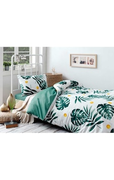 Eponj Home Kolay Ütülenir Nevresim Takımı Tek Kişilik Monstera Yeşil Eponj Home Kolay Ütülenir Nevresim Takımı Tek Kişilik Monstera Yeşil