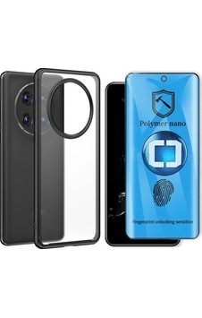 Vendas Xiaomi Mi 14 Ultra Kılıf Zore Volks Kapak + Polymer Nano Ekran Koruyucu Siyah Vendas Xiaomi Mi 14 Ultra Kılıf Zore Volks Kapak + Polymer Nano Ekran Koruyucu Siyah