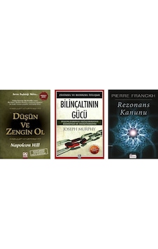 Dusun Ve Zengın Ol + Bılıncaltının Gucu + Rezonans Kanunu 3 Set Dusun Ve Zengın Ol + Bılıncaltının Gucu + Rezonans Kanunu 3 Set