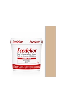 Vizon Ecedekor Ahşap Dolgu Macunu Kova 1000gr 1 KG Vizon Ecedekor Ahşap Dolgu Macunu Kova 1000gr 1 KG
