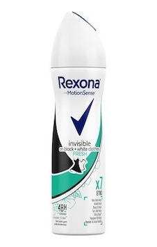 Rexona Motion Sense İnvisible Balck + White Fresh Kadın Sprey Deodorant 150 ML Rexona Motion Sense İnvisible Balck + White Fresh Kadın Sprey Deodorant 150 ML