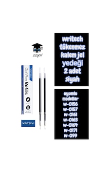 Writech Tükenmez Kalem Jel Yedeği 2 Adet Siyah Model W-0156 W-0157 W-0161 W-0163 W-0164 W-0171 W-099 Diğer Writech Tükenmez Kalem Jel Yedeği 2 Adet Siyah Model W-0156 W-0157 W-0161 W-0163 W-0164 W-0171 W-099 Diğer