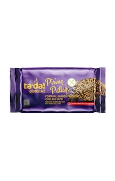 Glutensiz Çikolata Kaplı Portakal Kabuğu Parçacıklı Pirinç Patlağı 80 G