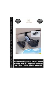 Düzenleyici Seyahat Gereci Düzen Aparatı Araç İçi Mandallı Güneşlik Kartvizit Tutucu Gözlük Tutacağı Düzenleyici Seyahat Gereci Düzen Aparatı Araç İçi Mandallı Güneşlik Kartvizit Tutucu Gözlük Tutacağı